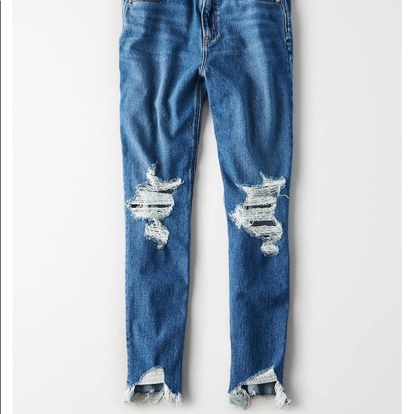 American Eagle distressed mom jeans - Picture 7 of 9